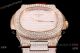 Grade 1 Replica Patek Philippe Nautilus Pave Diamond Watch 5719 Rose Gold Case (3)_th.jpg